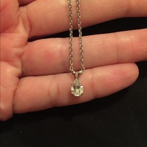 Faux Diamond Necklace